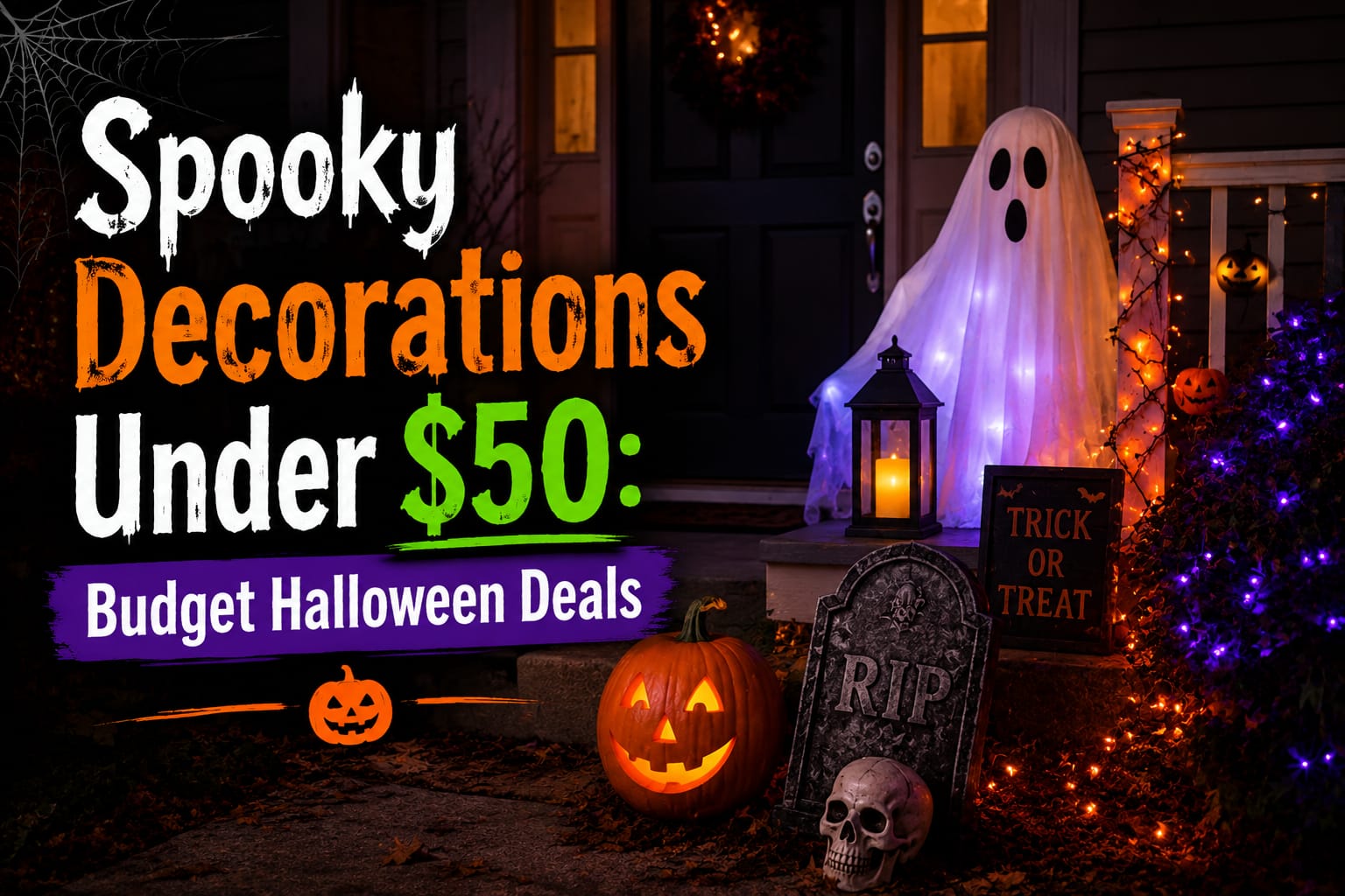 Spooky Decorations Under $50: Budget Halloween Deals