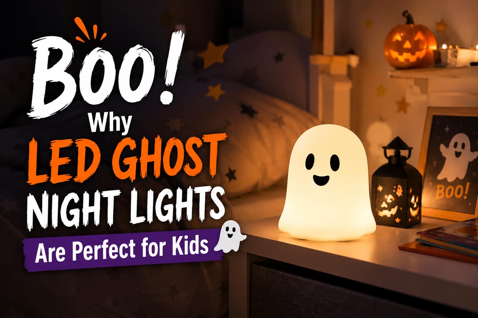 Boo! Why LED Ghost Night Lights Are Perfect for Kids