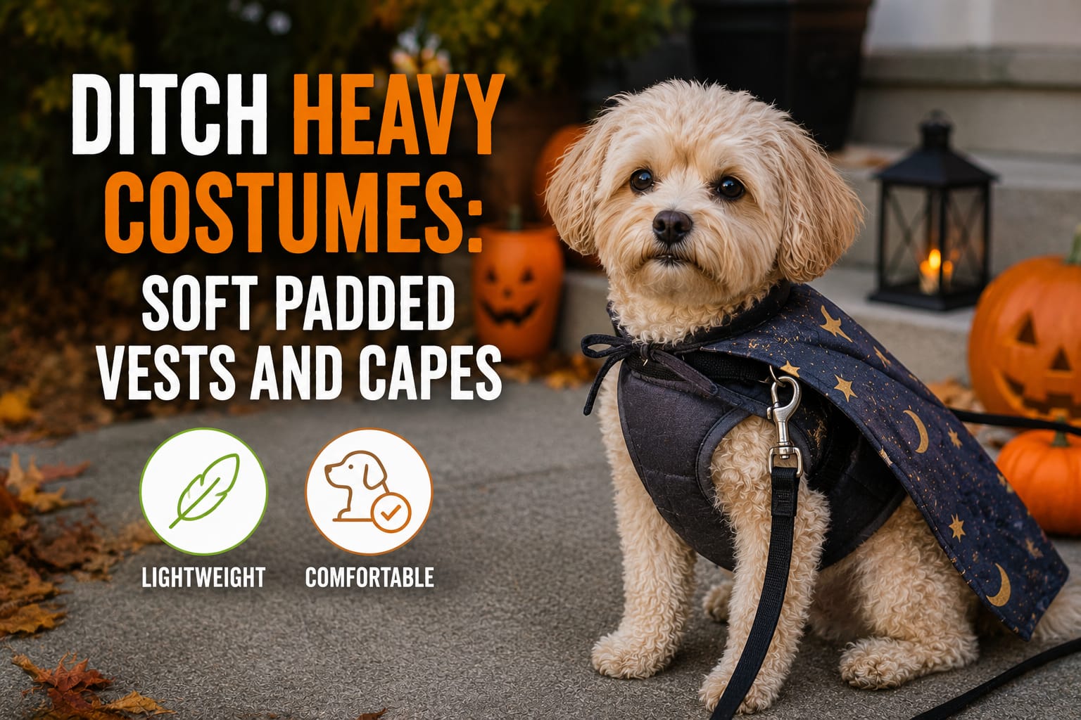 Ditch Heavy Costumes: Soft Padded Vests and Capes