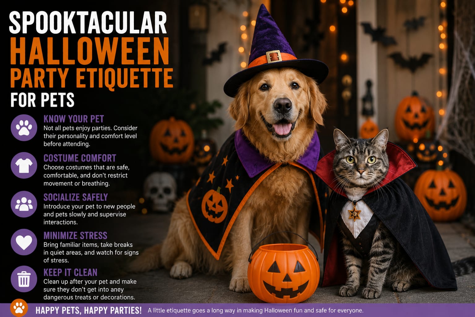 Spooktacular Halloween Party Etiquette for Pets