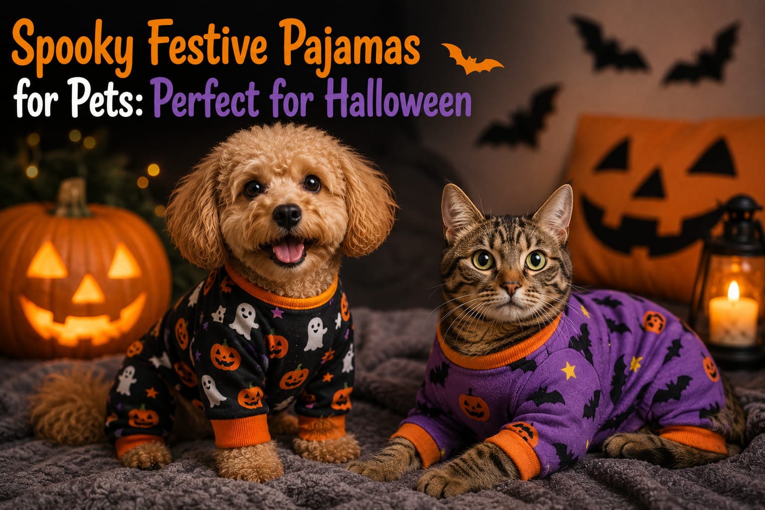 Spooky Festive Pajamas for Pets