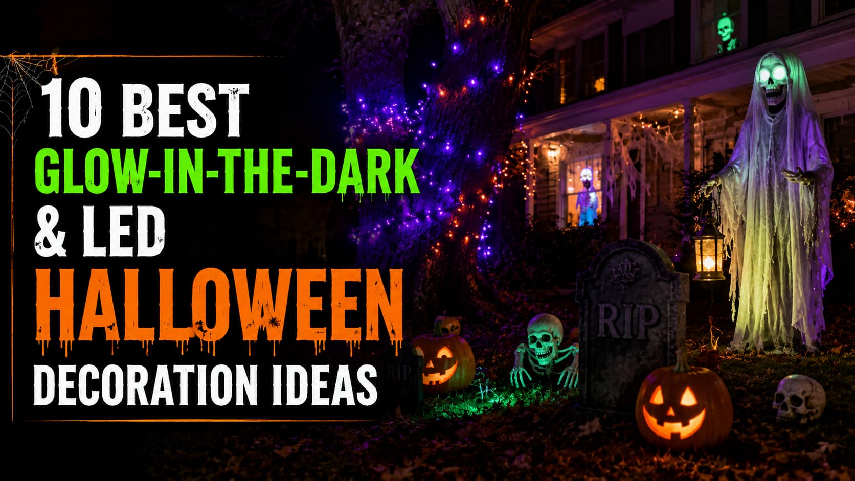 10 Best Glow-in-the-Dark & LED Halloween Decoration Ideas