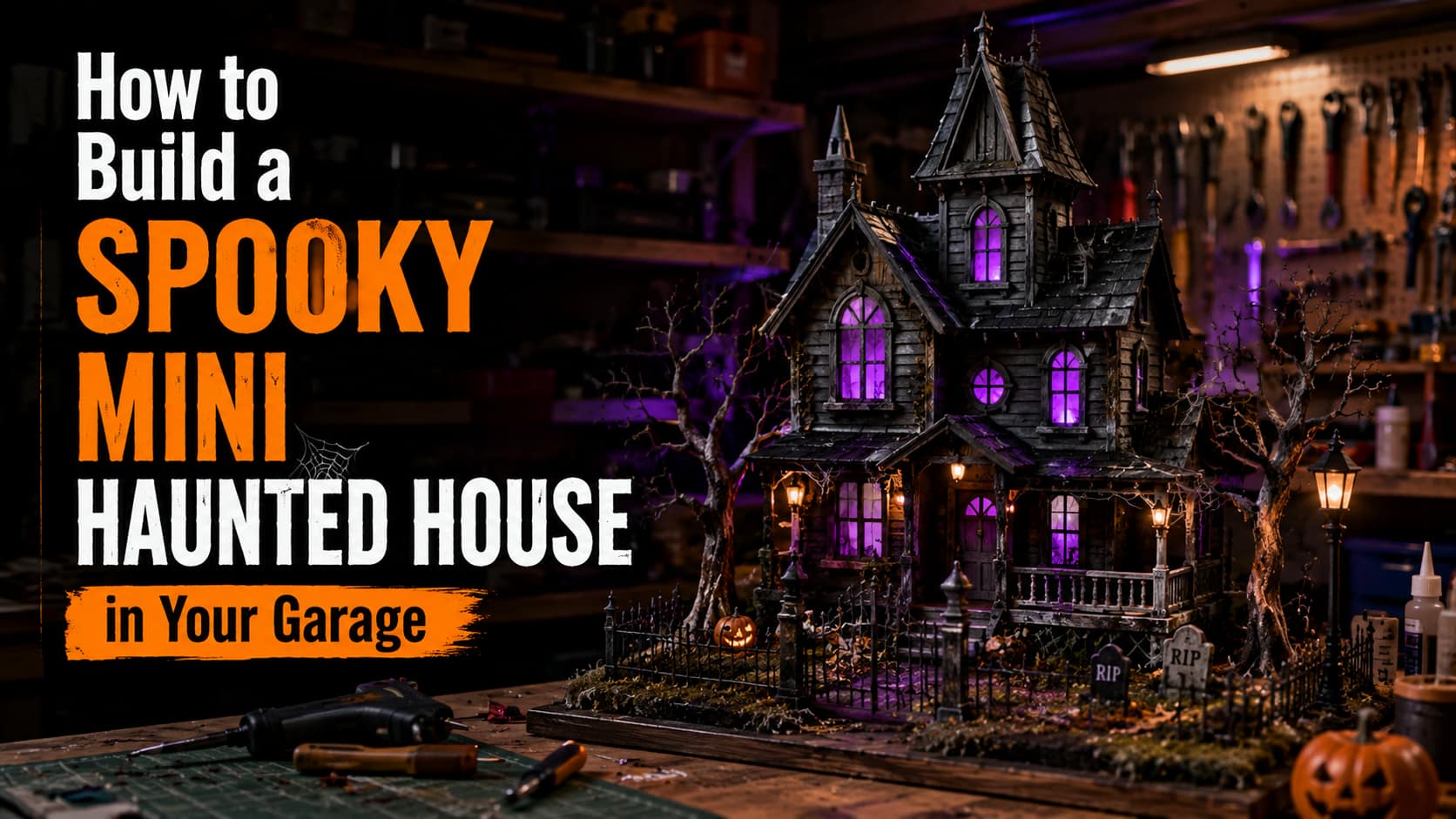 How to Build a Spooky Mini Haunted House in Your Garage