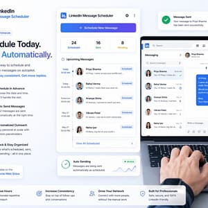LinkedIn DM Scheduler – Schedule LinkedIn Messages Like Gmail (Chrome Extension)