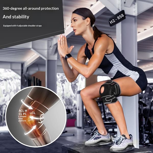 ProFit Compression Knee Brace - Patellar Shock Absorption for Sport & Recovery